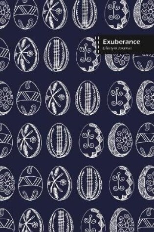 Cover of Exuberance Lifestyle Journal, Wide Ruled Write-in Dotted Lines, (A5) 6 x 9 Inch, Notebook, 288 pages (144 shts) (Blue)