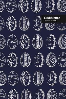 Book cover for Exuberance Lifestyle Journal, Wide Ruled Write-in Dotted Lines, (A5) 6 x 9 Inch, Notebook, 288 pages (144 shts) (Blue)