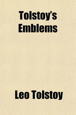 Book cover for Tolstoy's Emblems