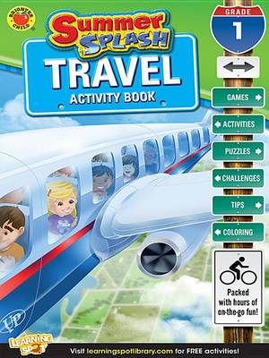 Book cover for Summer Splash Travel Activity Book, Grade 1