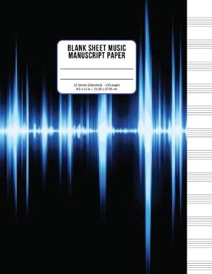 Book cover for Blank Sheet Music Manuscript Paper