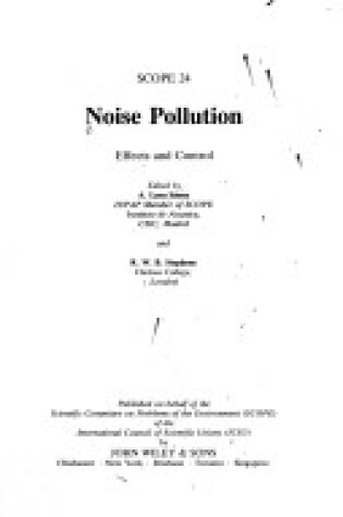 Cover of Noise Pollution