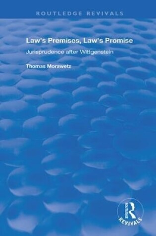 Cover of Law's Premises, Law's Promise