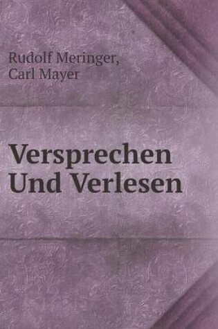 Cover of Versprechen Und Verlesen