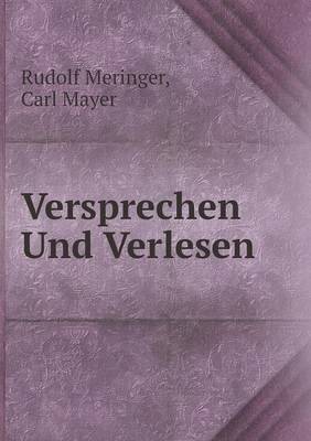 Book cover for Versprechen Und Verlesen