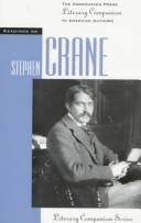 Book cover for Stephen Crane