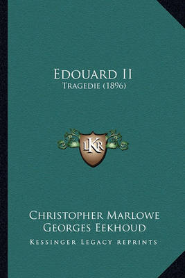 Book cover for Edouard II