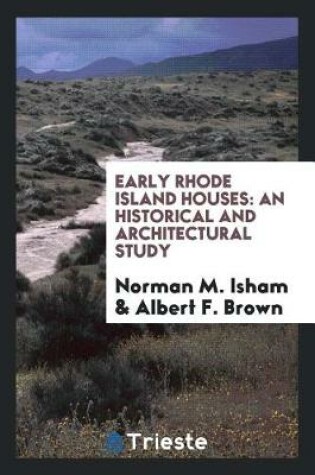 Cover of Early Rhode Island Houses