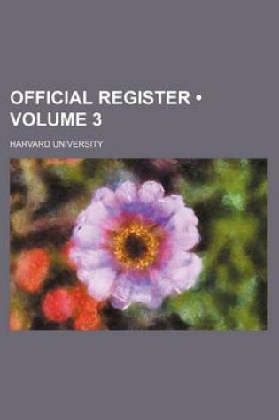 Cover of Official Register (Volume 3)