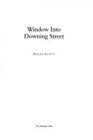 Cover of Window into Downing Street