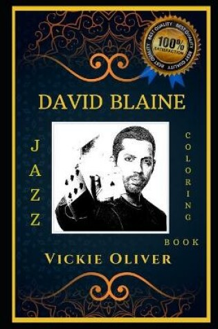 Cover of David Blaine Jazz Coloring Book