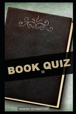 Book cover for Book Quiz - 39