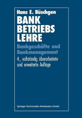 Book cover for Bankbetriebslehre