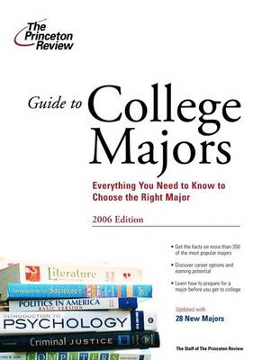 Cover of Princeton Review Guide to College Majors