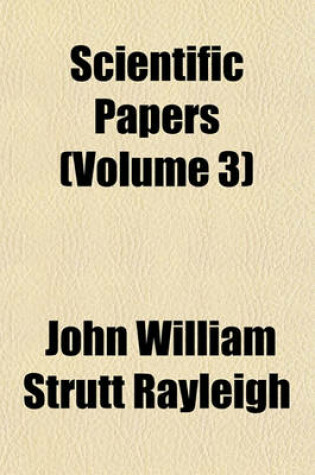 Cover of Scientific Papers Volume 38; Physiology, Medicine, Surgery, Geology