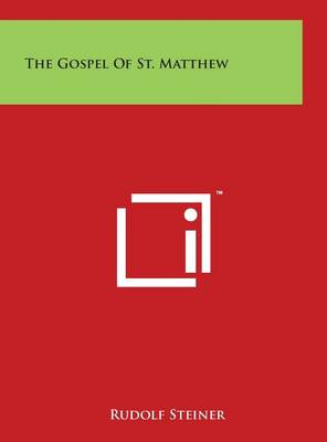Book cover for The Gospel of St. Matthew