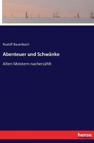 Cover of Abenteuer und Schwänke