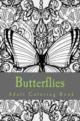 Cover of Butterflies Adult Coloring Book