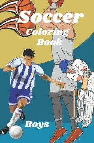 Cover of Soccer coloring book