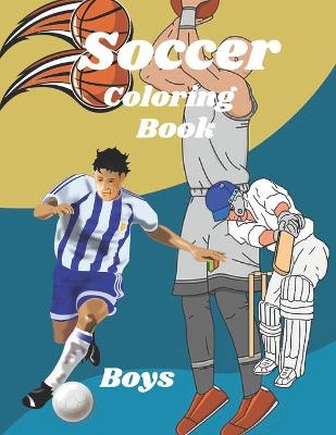 Cover of Soccer coloring book