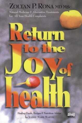 Cover of Return to the Joy of Health