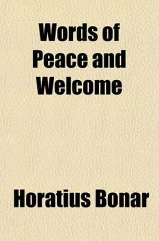 Cover of Words of Peace and Welcome