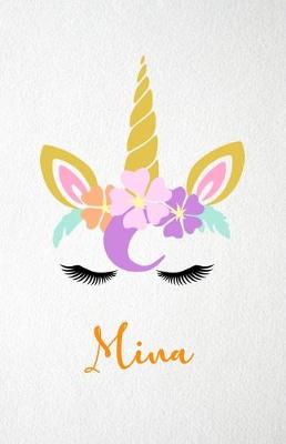 Book cover for Mina A5 Lined Notebook 110 Pages