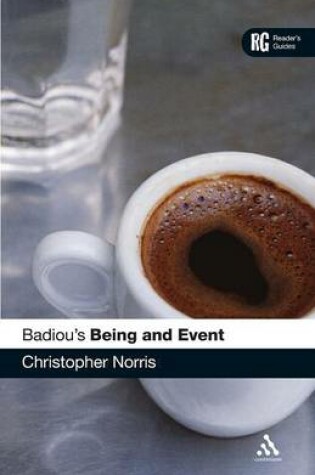 Cover of Badiou's 'Being and Event'