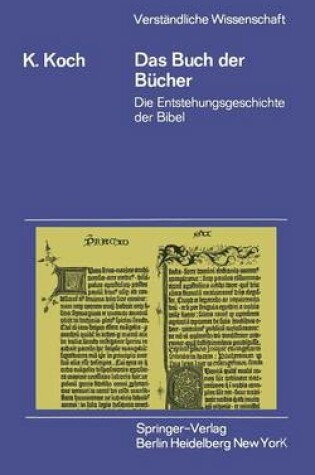 Cover of Das Buch Der Bucher