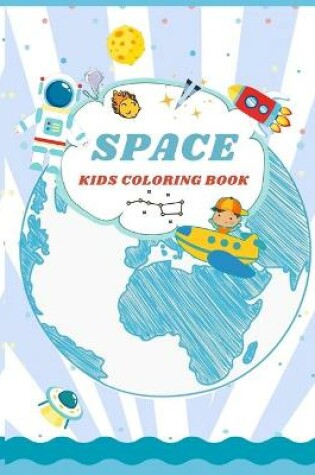 Cover of Space Kids Coloring Book