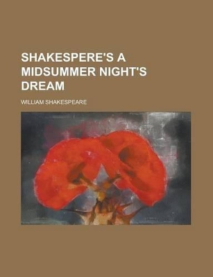 Book cover for Shakespere's a Midsummer Night's Dream