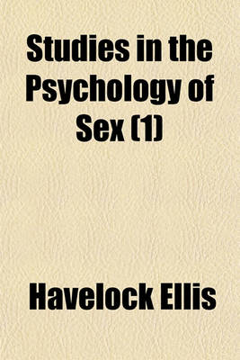 Book cover for Studies in the Psychology of Sex (1)