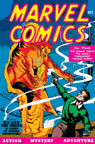 Book cover for Golden Age Marvel Comics Omnibus Vol. 1