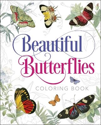 Book cover for Beautiful Butterflies Coloring Book