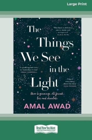 Cover of The Things We See in the Light [16pt Large Print Edition]