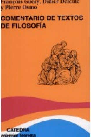 Cover of Comentario de Textos de Filosofia