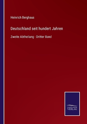 Book cover for Deutschland seit hundert Jahren