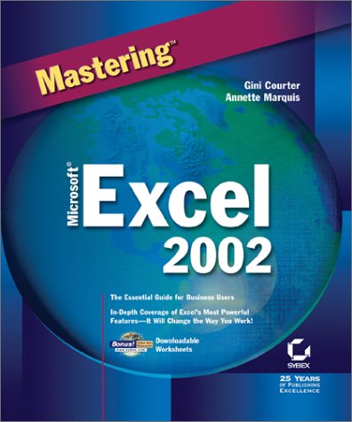 Book cover for Mastering Microsoft Excel X