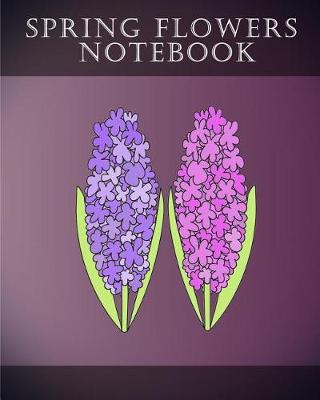 Book cover for Spring Flowers Notebook
