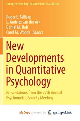 Cover of New Developments in Quantitative Psychology