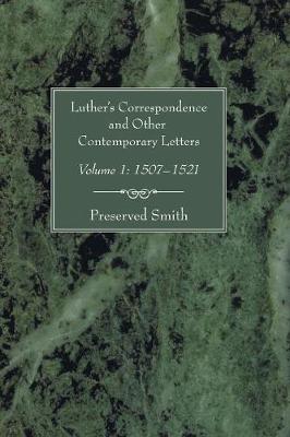 Book cover for Luther's Correspondence and Other Contemporary Letters