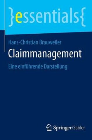 Cover of Claimmanagement
