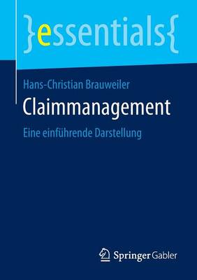 Book cover for Claimmanagement