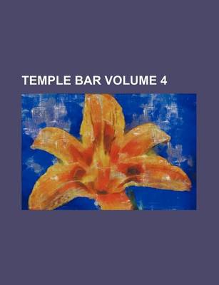 Book cover for Temple Bar Volume 4