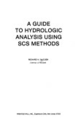 Cover of Guide to Hydrologic Analysis Using Soil Conservation Service Methods