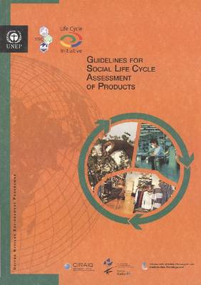 Book cover for Guidelines for social life cycle assessment of products