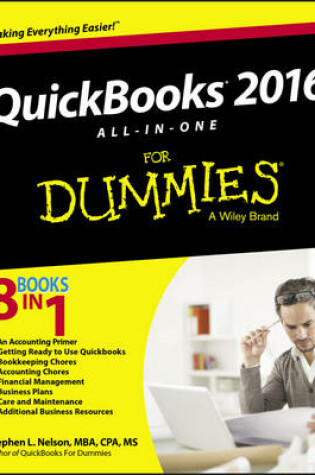 Cover of QuickBooks 2016 All-in-One For Dummies