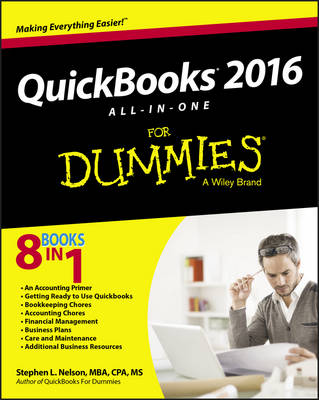 Book cover for QuickBooks 2016 All-in-One For Dummies