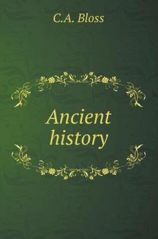 Cover of Ancient history