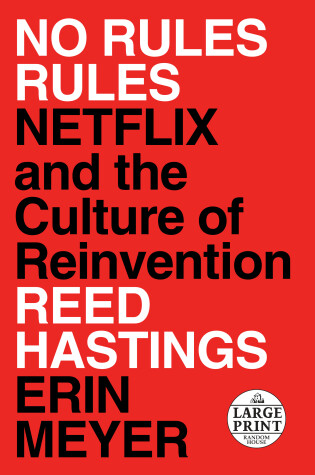 Book cover for No Rules Rules
